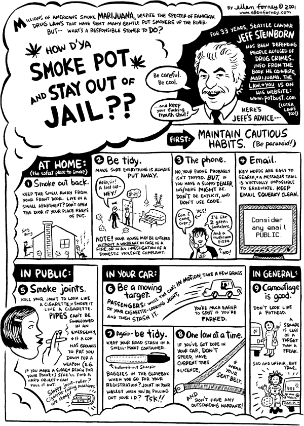 smoke pot and stay out of jail