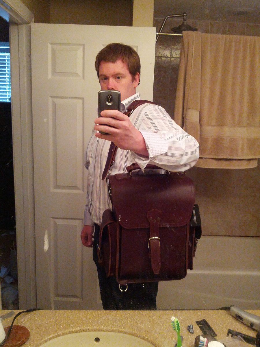 Saddleback backpack briefcase