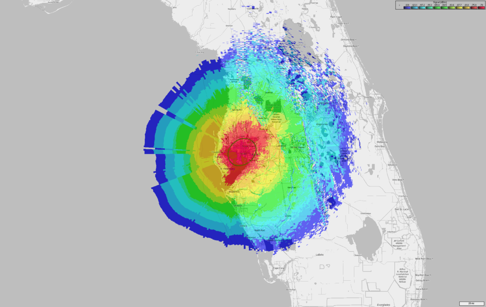 Park Tower 220 mhz ham mobile coverage 220